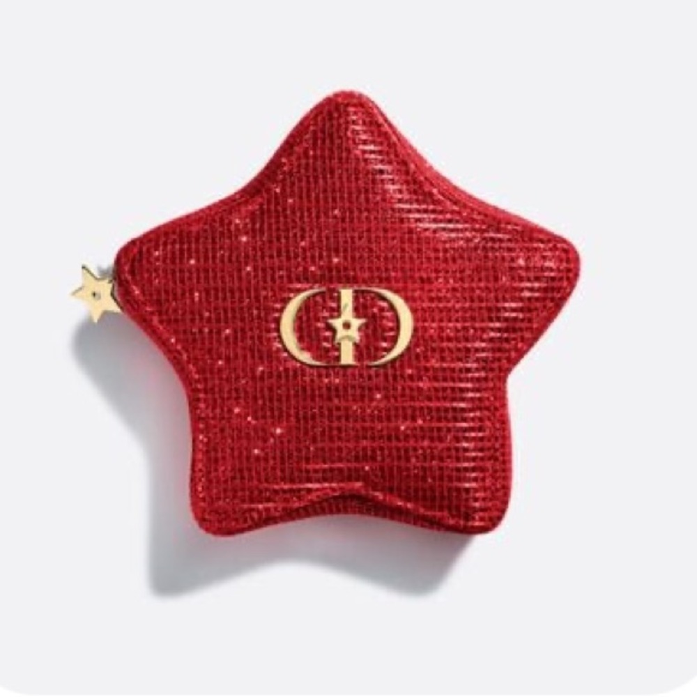 Dior Red Star Mini Bag with Gold Details